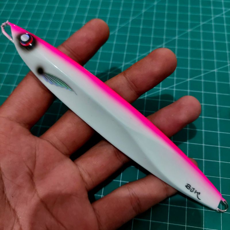 METAL JIG SPEED SLIM 150g FULL GID PINK BJK PROJECT