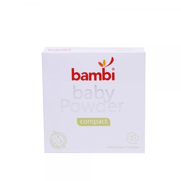 BAMBI Baby Compact Powder 40gr Bedak Padat Bayi Natural