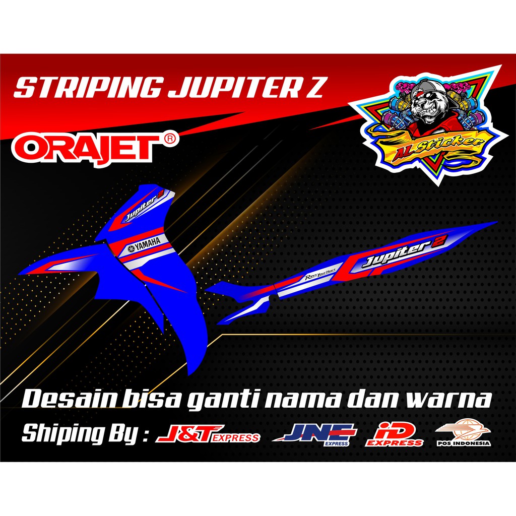 Striping Jupiter Z Custom Road Race Model Terbaru