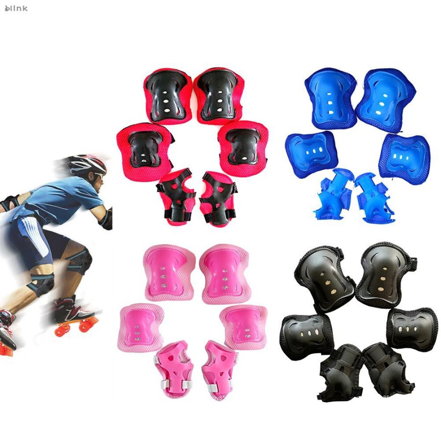 SET HELM PELINDUNG LUTUT / SIKU UNTUK SKUTER / ROLLER SKATE / SEPEDA