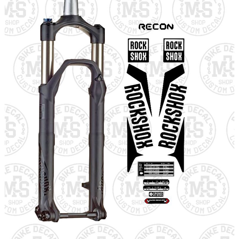 cutting sticker rockshox recon RL