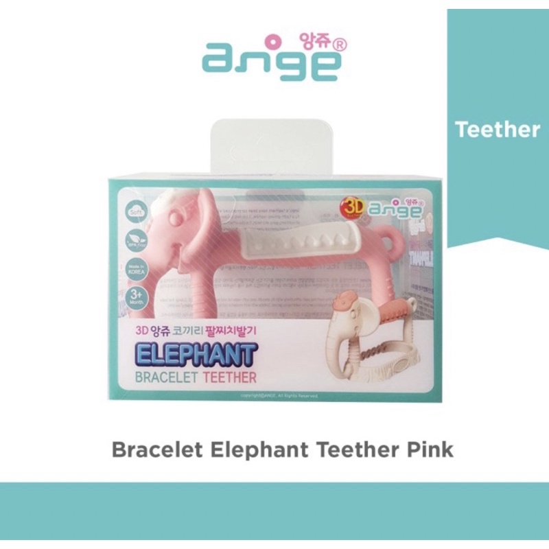 ANGE Elephant Bracelet Teether - Gigitan Bayi