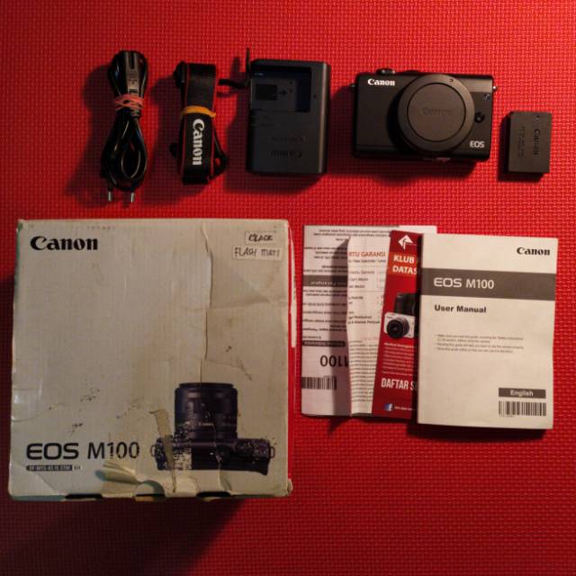 Mirrorless Canon EOS M100 Bekas