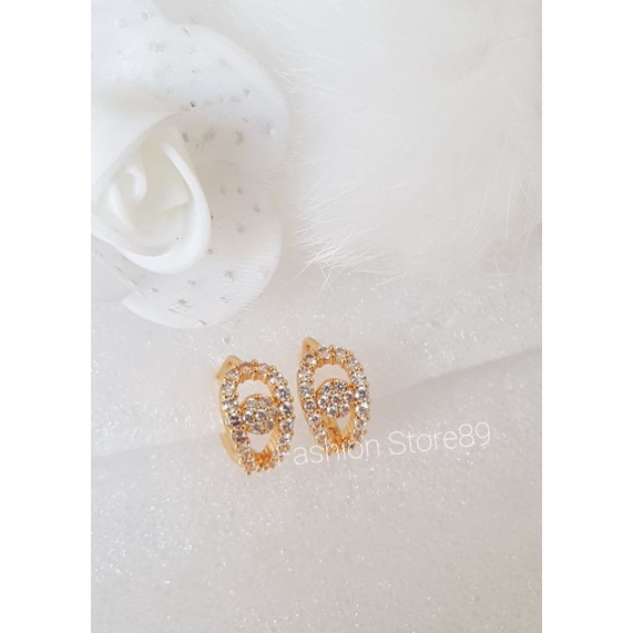 Ready Anting Dewasa Jepit anting tusuk fashion import lapis emas fashion bestquality xuping