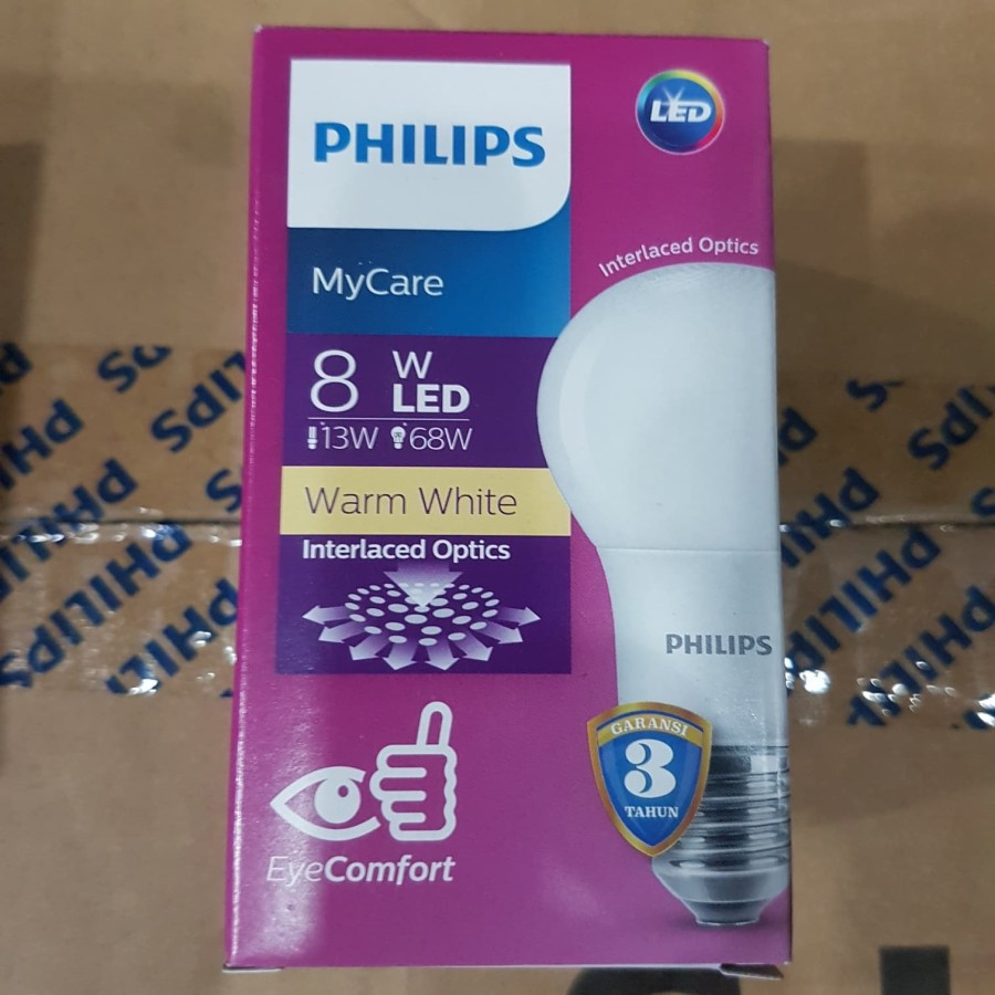 Lampu LED Philips 8 watt MyCare