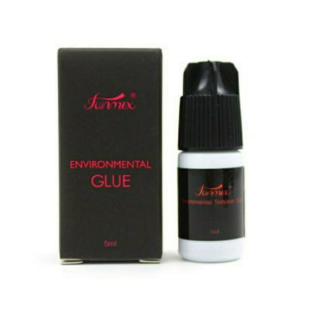 Botol Hitam Funmix Environmental Eyelash Extension Glue 5ml Fumix glue lady black