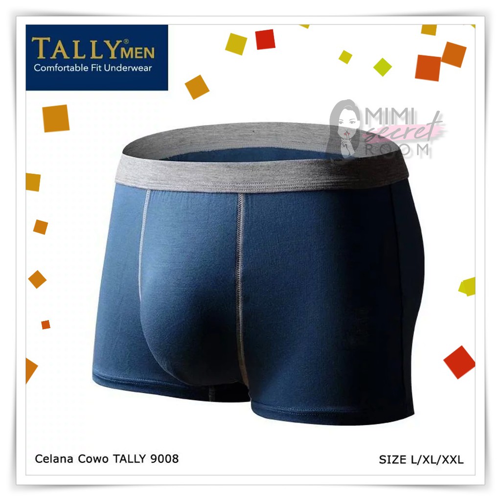 ❤ MIMI ❤ CD BOXER PRIA TALLY  9008 9017 SIZE M - XXL Harga Per 1 Pc