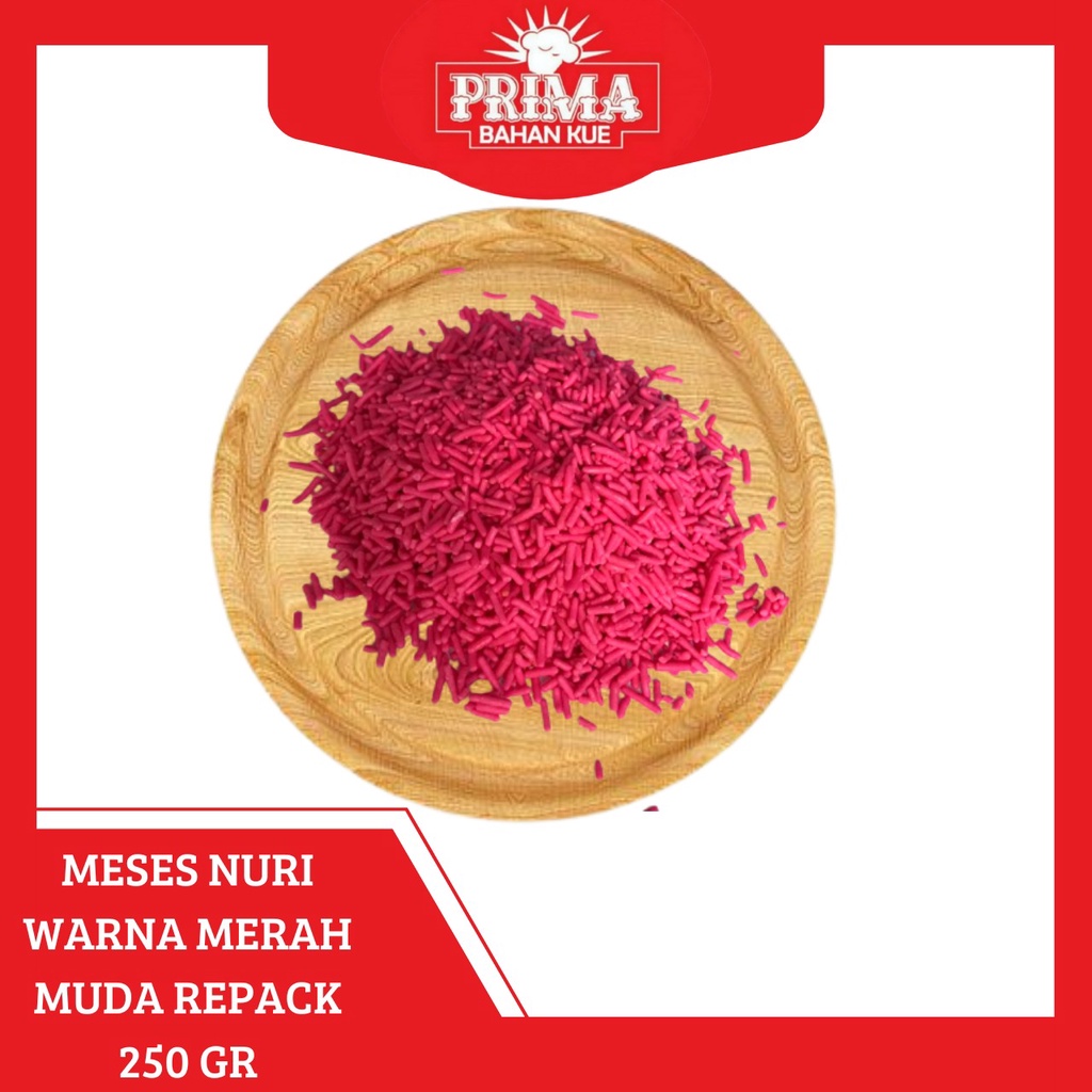 

MESES NURI WARNA MERAH MUDA REPACK 250 GR