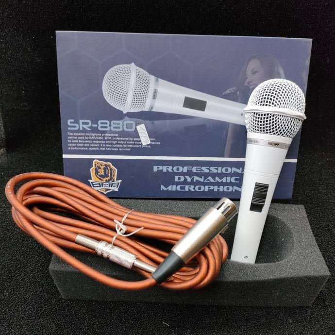 Microphone Mic Kabel BMA SR880 ORI Mic Vocal BMA SR 880 ORI New Produk