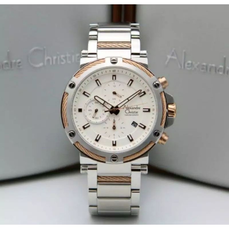 JAM TANGAN PRIA ALEXANDRE CHRISTIE  6561 AC 6561MC Ac 6561 ORIGINAL [ GARANSI RESMI 1 TAHUN ]
