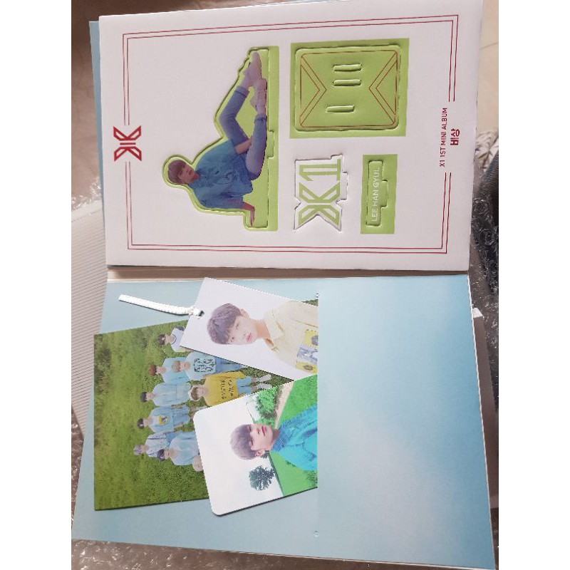 X1 Bisang Ver. Hangyul PC and Standee, Dongpyo bookmark