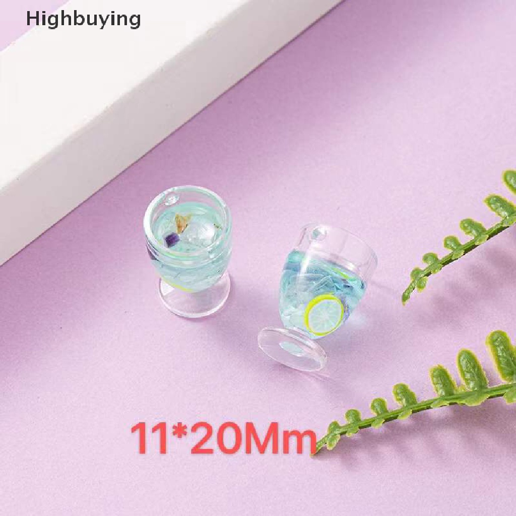 Hbid 40PCS / Set Mainan Miniatur Sippy Cup Bahan Resin Skala 1: 12 Untuk Dekorasi Rumah Boneka Glory