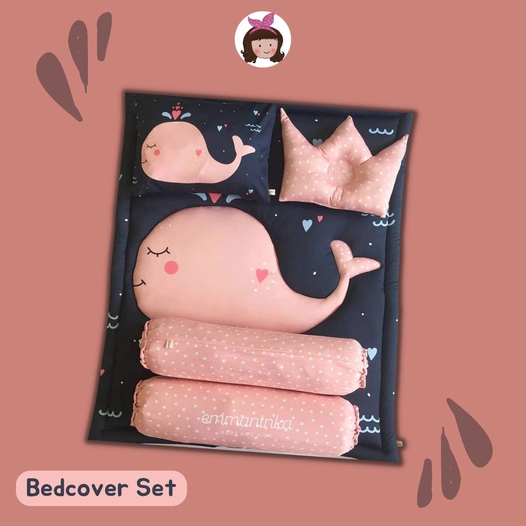 BEDCOVER SET B (SELIMUT BANTAL GULING BAYI) MOTIF 02 EMMANINKA