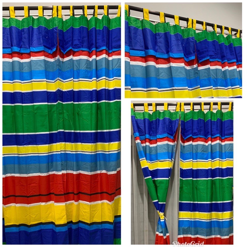 [ PINTU DAN JENDELA ] GORDEN TALI + PONI MOTIF RAINBOW NEW