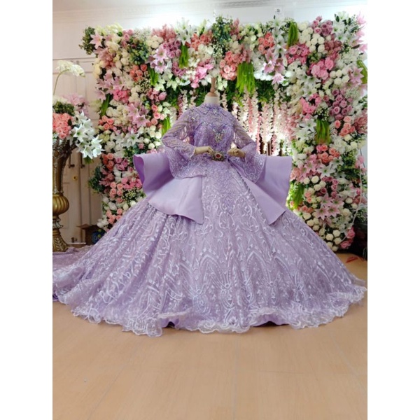 TERBARU GAUN PENGANTIN  GOTIK /BAJU PENGANTIN MODERN/GAUN SLIM DRES/GAUN TERBARU/WEDING DRES//KEBAYA AKAD