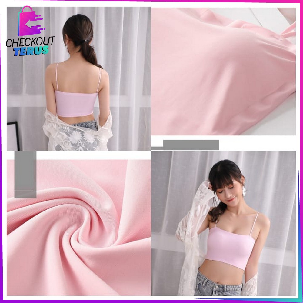 CT P71 72 Pakaian Dalam Atasan Wanita Bra Kembem Seamless Tangtop Wanita Tanpa Kawat Pakaian Dalam BH Tangtop Wanita