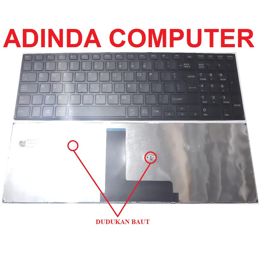 Keyboard Toshiba Satellite C55B C55-B C50B C50-B C50A-B C50D-B C55D-B L50 L55-B Frame