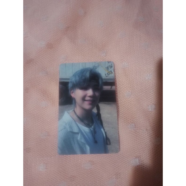 Booked Photocard PC Suga Yoongi M2U Butter BTS Official
