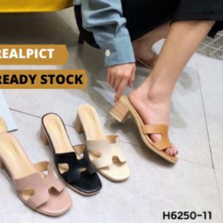 Sandal Wanita Terbaru wedges Kekinian Cewek Imfort Remaja Dewasa Korea HEELS HAK TAHU ML22 « SNW