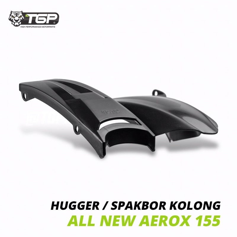 HUGGER / SPAKBOR KOLONG BELAKANG TGP ALL NEW AEROX 155 CONNECTED 2021 TGP HITAM