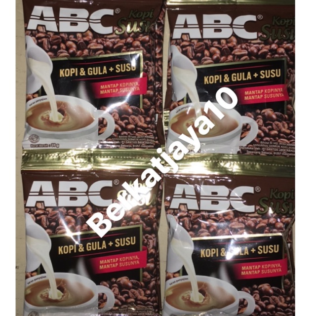 ABC kopi susu minuman serbuk kopi susu 10x31 gr