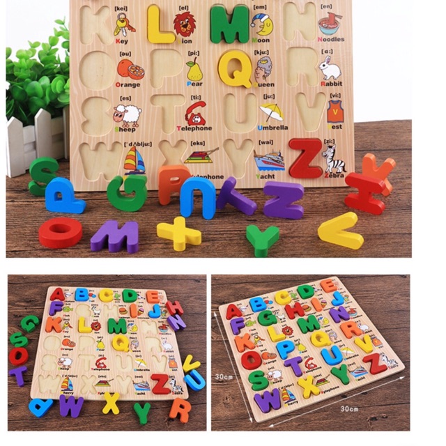 Mainan Edukatif Anak Puzzle Huruf Jumbo