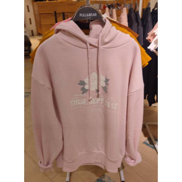 hoodie pull and bear shopee