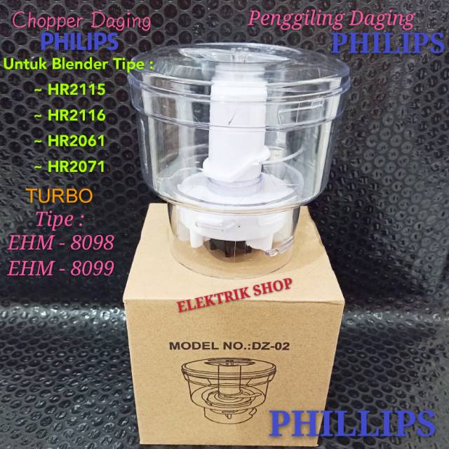 CHOPPER PHILIPS / PENGGILING DAGING PHILIPS / MEAT CHOPPER / ALAT PENCACAH