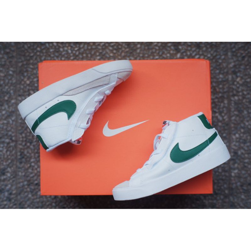 Nike Mid Blazer Kids Original White Green