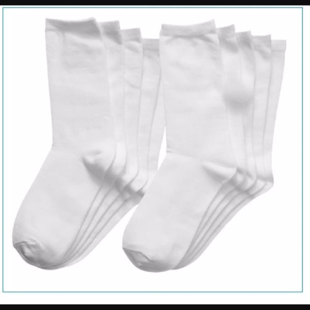 KAOS KAKI SEKOLAH PUTIH SMA NYAMAN DAN BERKUALITAS Kaos Kaki Anak Sekolahan Panjang Sebetis Kaos Kaki Putih Sebetis