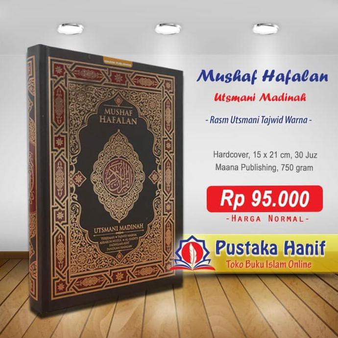 Mushaf Hafalan Utsmani Madinah Terjemah Tajwid A5