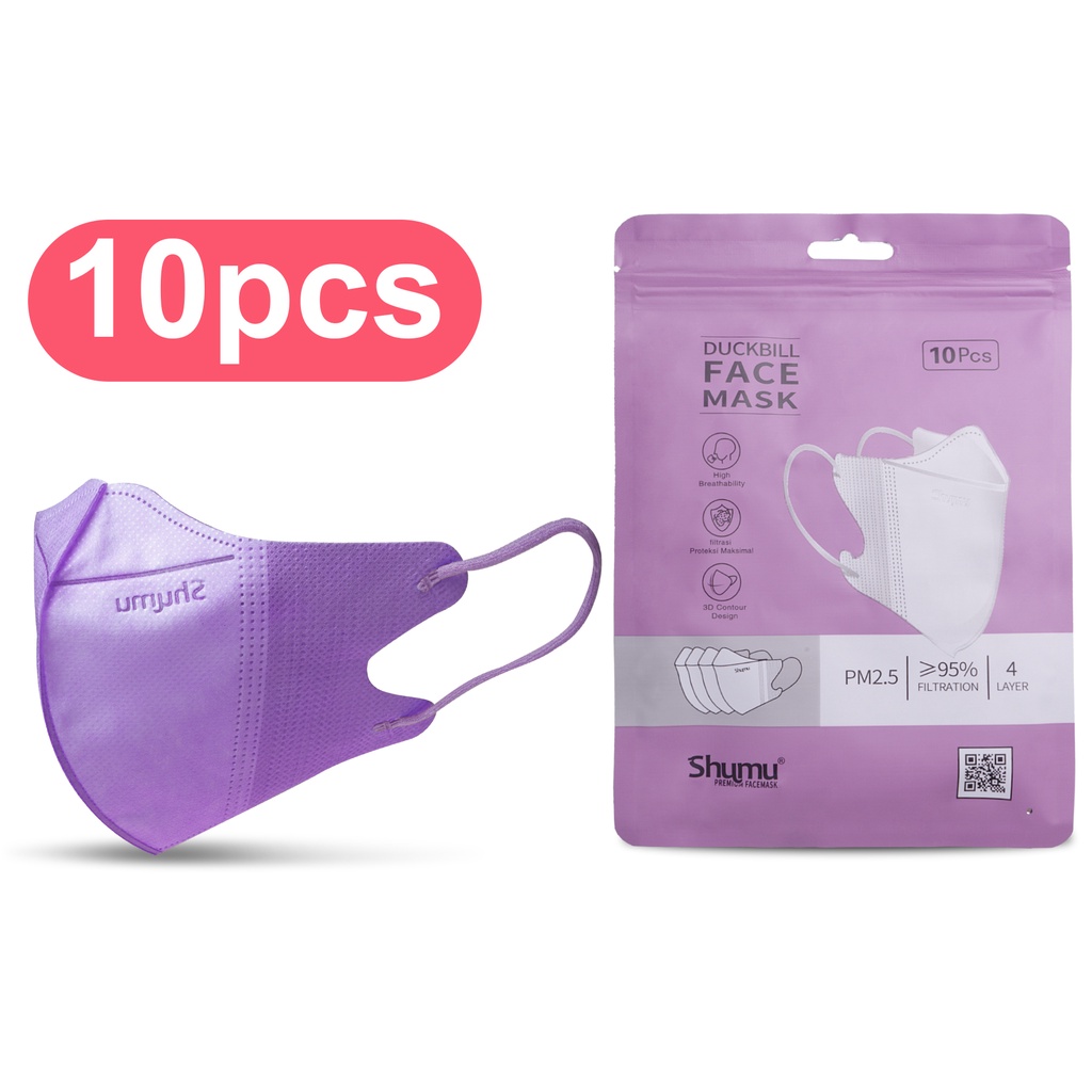 Masker  Duckbill SHUMU Terbaru 4Ply Murah