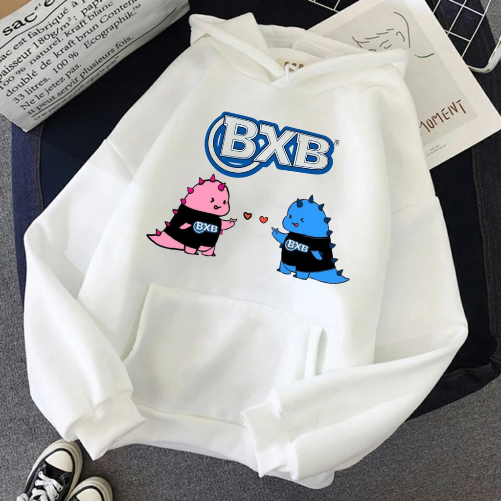 Hoodie BXB Betrand Peto Hoodie Kawaii Cute  Murah Jaket Bensu Wanita Warna Casual Hoodie