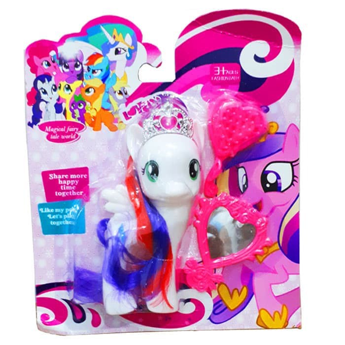 Mainan boneka action figure Little Pony dandan  / mainan anak full set kuda poni