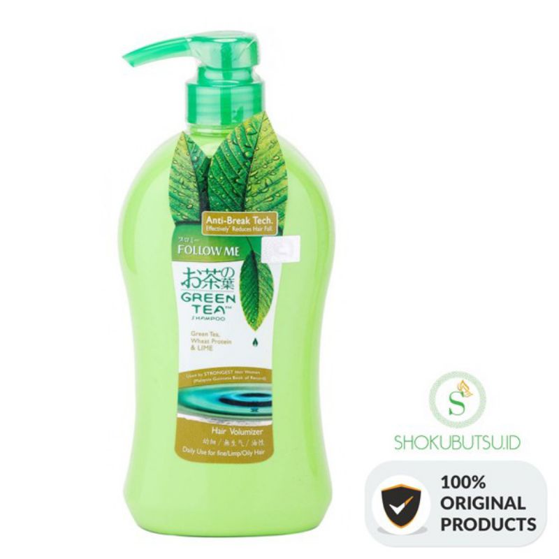 follow me greentea shampoo singapore hair volumizer