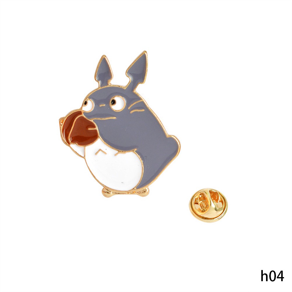 antennababy Pin Bros Bentuk Totoro Lucu Bahan Alloy-4
