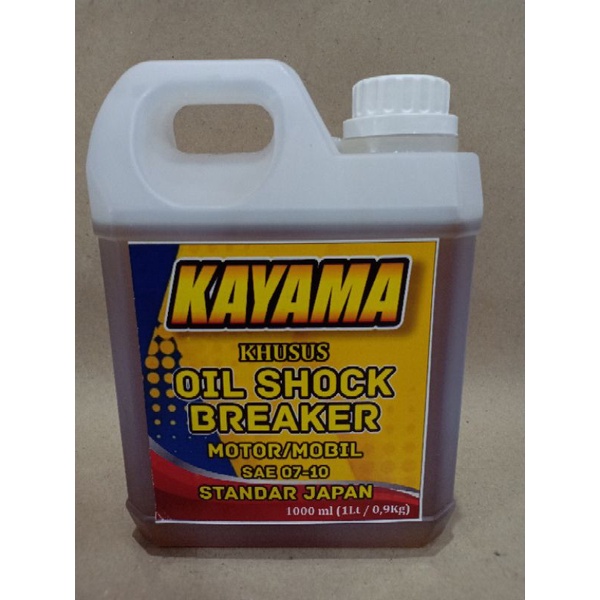 oli shock breaker motor/mobil merk KAYAMA standart japan 1 liter