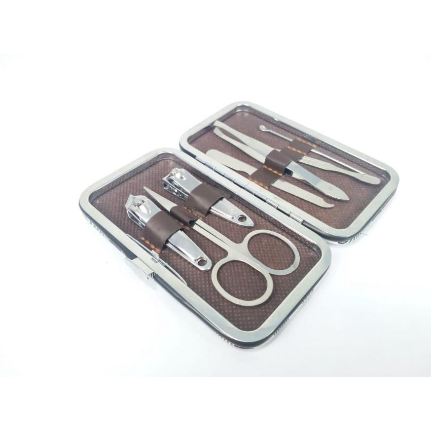 Nail Art Set Perlengkapan Manicure Pedicure 7 Pcs Gunting Kuku Wajah