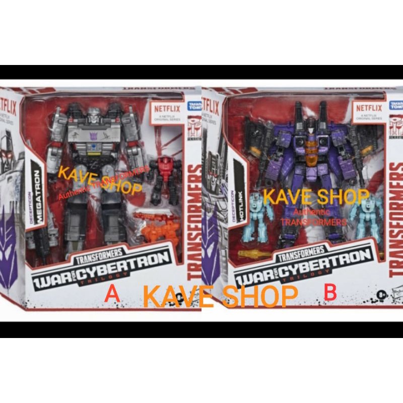 Transformers WFC Trilogy DECEPTICON : MEGATRON or HOTLINK ( Price for 1 item) - Authentic - Netflix 