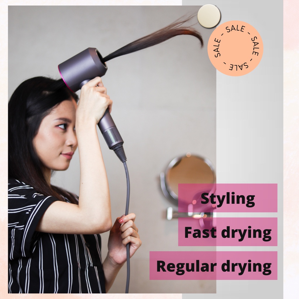 Hairdryer profesional super hairdryer inspired dyson Hair dryer perawatan salon alat pengering rambut