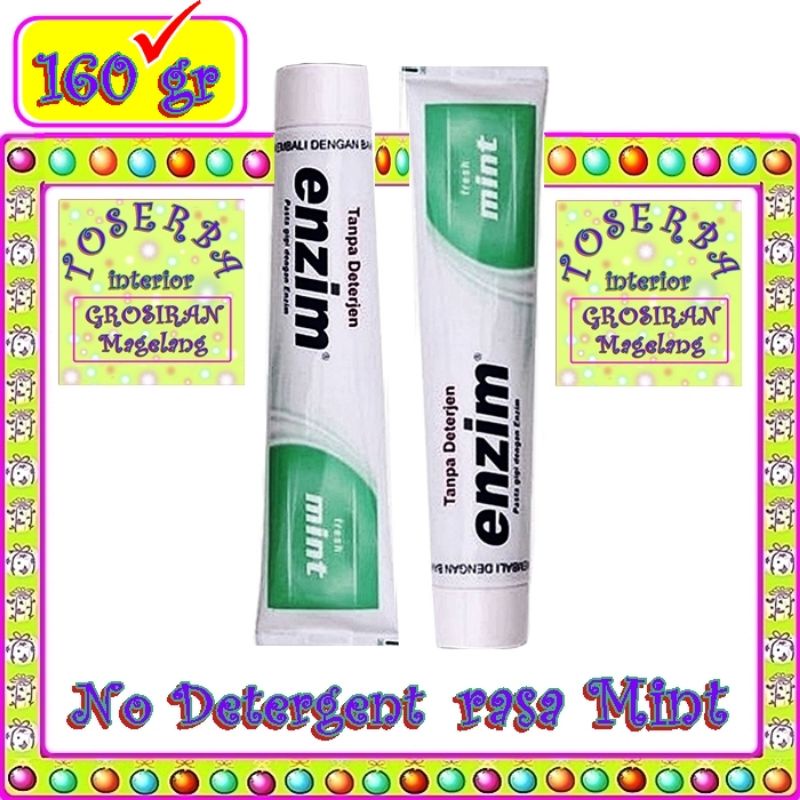 Enzim 160gr - Enzim Fresh mint 160gr - Odol Enzim 160gr - Enzim Fresh Mint jumbo - Enzim Fresh Mint 