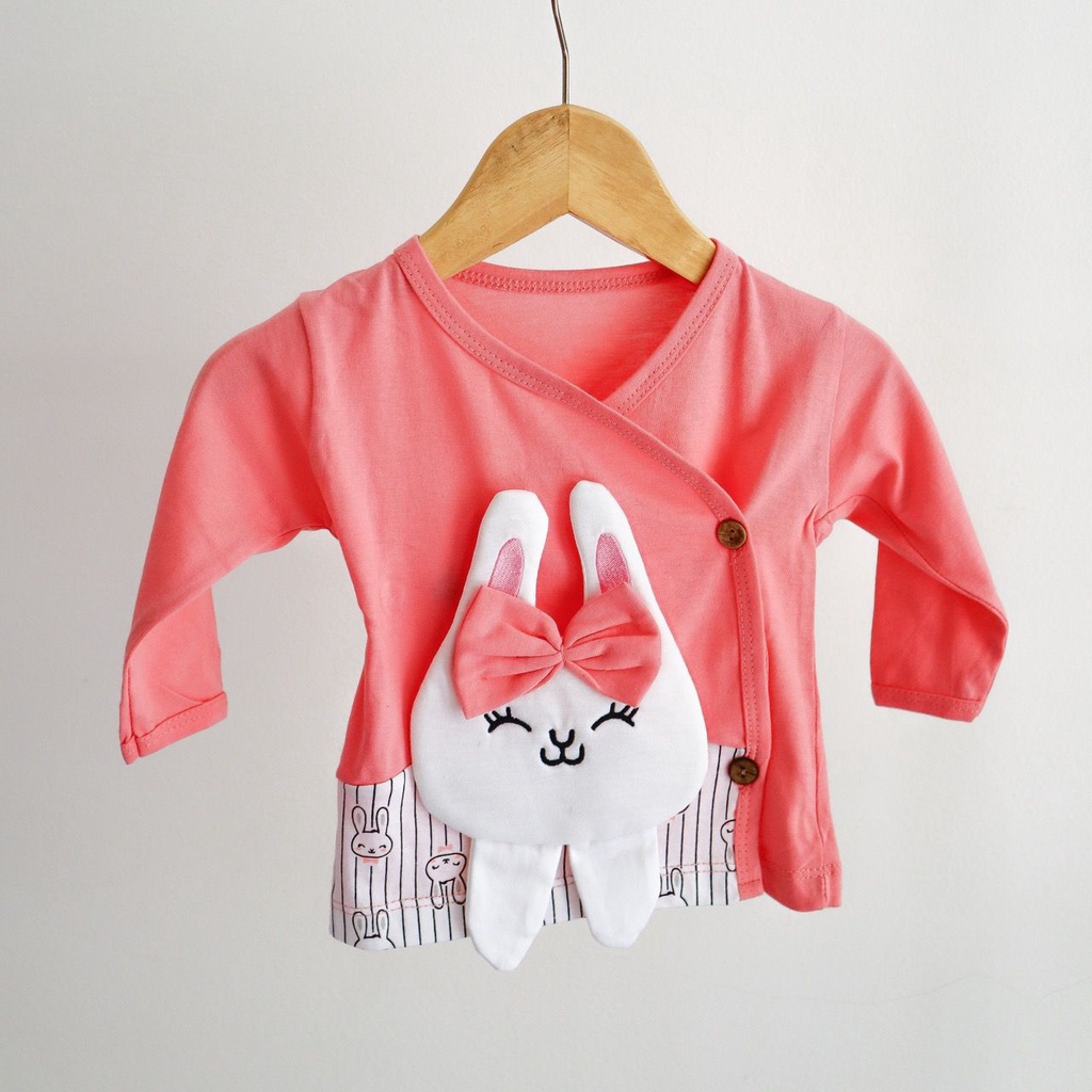 PAO PAO set Babeebabyshop baju celana slaber bib topi sarung tangan kado lahiran bayi anak cewek perempuan lucu BONA