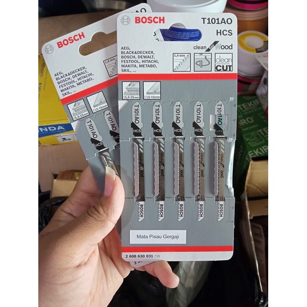 Mata Jigsaw / Mata Gergaji / Jigsaw Blade Kayu Bosch T101AO