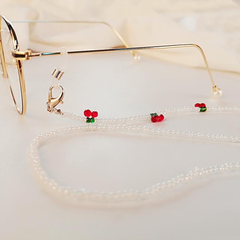 Fashion Beads Mask Glasses Dual-use Lanyard Color-preserving Anti-lost Mask Chain -OW-