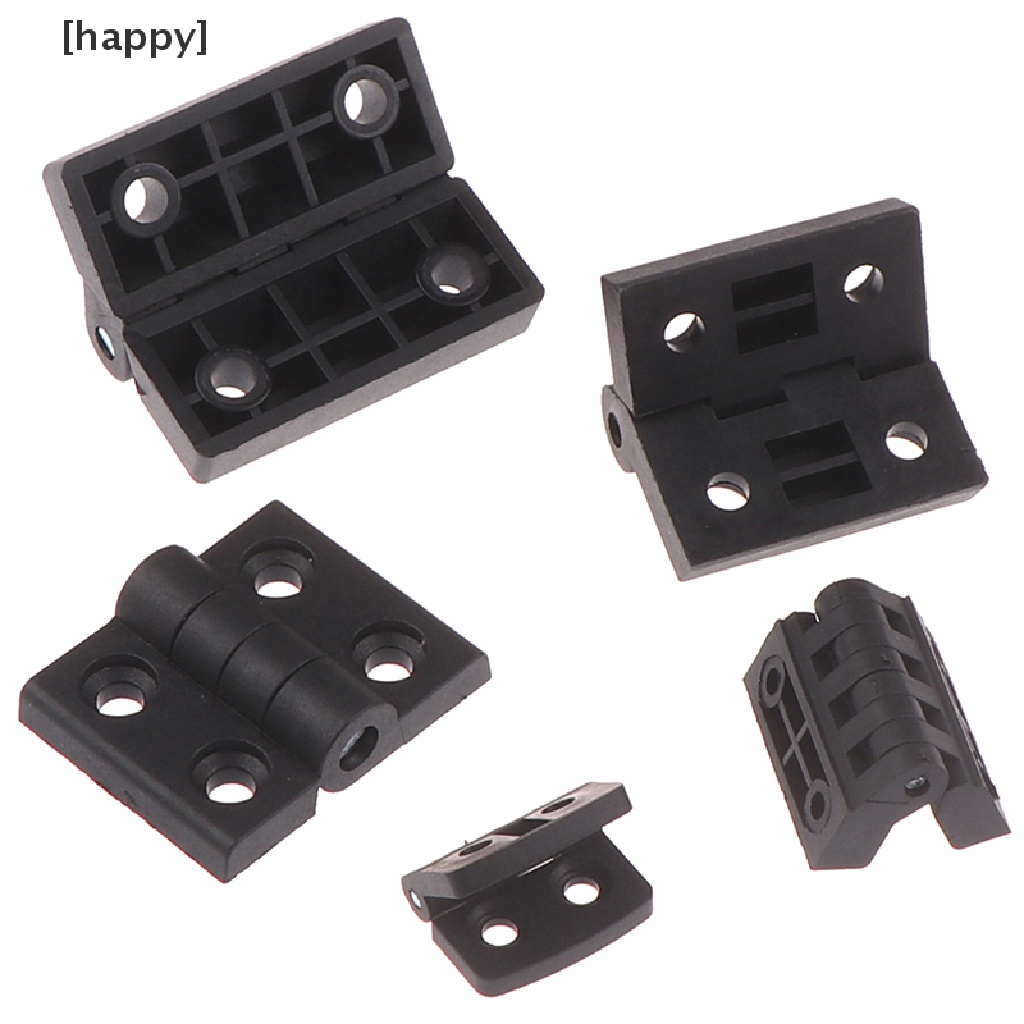 Ha 1pc Engsel Pintu Lemari Mini Bahan Plastik Abs Warna Hitam