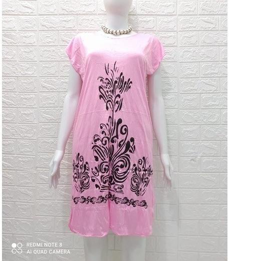 Daster kaos bali motif tato - Biru Muda