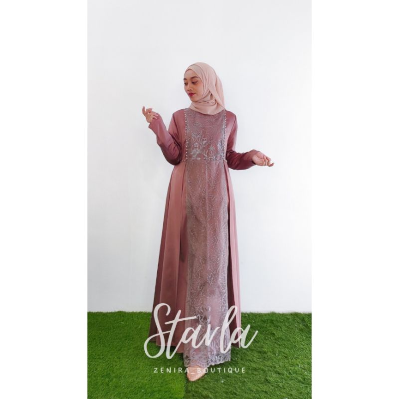 STARLA GAUN pesta / prewedding / baju wisuda / gamis kondangan / remaja/ couple / tersedia ukuran kecil hingga jumbo