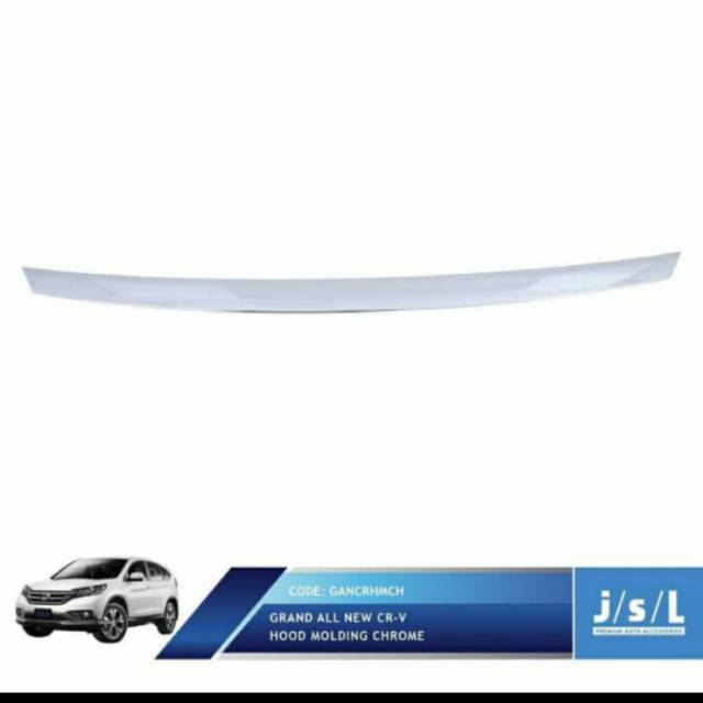 Hood molding/ list kap mesin grand CRV chrome jsl
