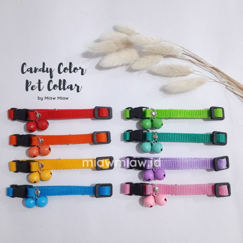 Kalung Kucing Double Lonceng 14mm by Miaw Miaw