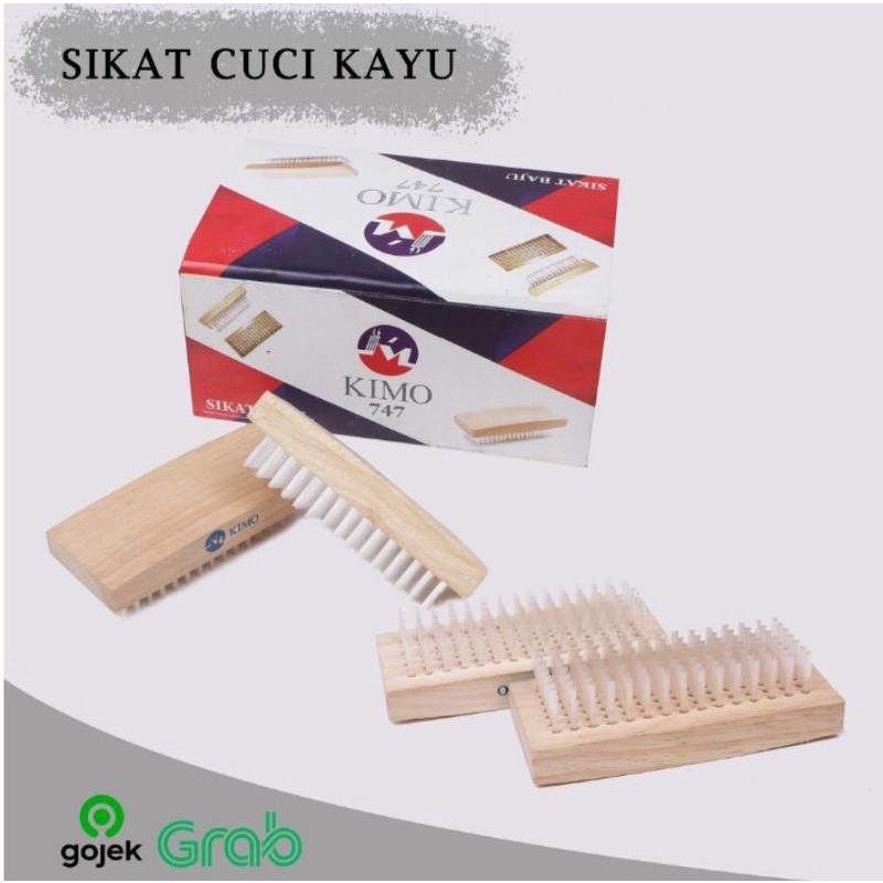 sikat kayu kimo isi 12 pcs dalam satu box